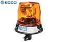 ECCO 400 pyörivä halogen majakka - 12-24V / Keltainen / Tappikiinnitys (DIN) - Halogen-majakat - 1603-402000 - 1