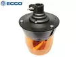 ECCO 400 pyörivä halogen majakka - 12-24V / Keltainen / Tappikiinnitys (DIN) - Halogen-majakat - 1603-402000 - 3