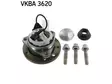 PYÖRÄNLAAKERISARJA SKF, ETU/TAKA, FIAT, OPEL, SAAB - Pyöränlaakerisarjat - VKBA3620 - 1