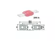 MTA MegaVal sulake 250A pinkki - Sulakkeet Mega-/Powerval - 0601250 - 1