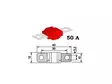 MTA sulake Midi 50A punainen - Sulakkeet Midi - 0602050 - 1