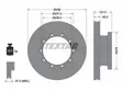 TEXTAR JARRULEVY 430MM SCANIA 430MM ETU/TAKA - Jarrulevyt - 1497-93088300 - 1