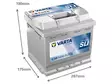 VARTA DYNAMIC SLI 54AH 530A 207X175X190MM -/+ - VARTA käynnistysakut - 1820-C30 - 2