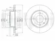 JARRULEVY DELPHI, 2 KPL / PKT, ETU, SKODA - Jarrulevyt - BG2910 - 2