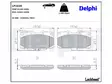 JARRUPALASARJA DELPHI ETU, NISSAN - Jarrupalasarjat - LP1020 - 2