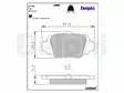 JARRUPALASARJA # DELPHI TAKA, NISSAN - Jarrupalasarjat - LP780 - 2