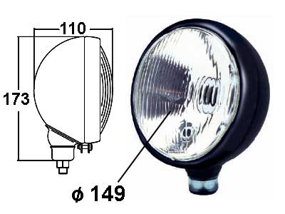 AJOVALO H4/P45T 149MM - Ajovaloumpiot - 1605-5000 - 1