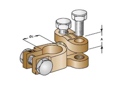 (-) akkukenkä 25-50mm2 kaapelille 1kpl - Akkukengät - 1506280 - 1