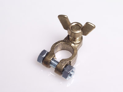 + akkukenkä M10 pultilla ja siipimutterilla 1kpl - Akkukengät - 1506120 - 1