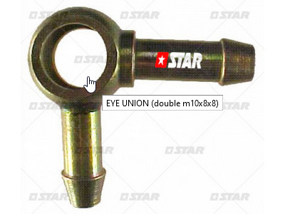 BANJOLIITIN 10X8X8 - Banjopultit, -liittimet ja venttiilit - 58080 - 1