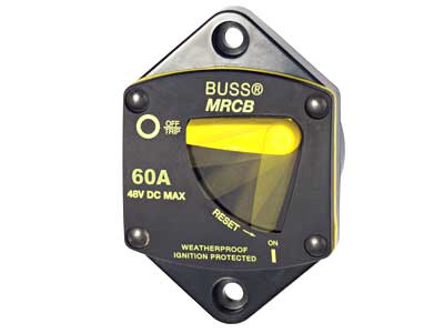 Blue Sea 7040 automaattisulake & virtakytkin 60A - paneeliasennus - Blue Sea Automaattisulakkeet - 1790-7040 - 1