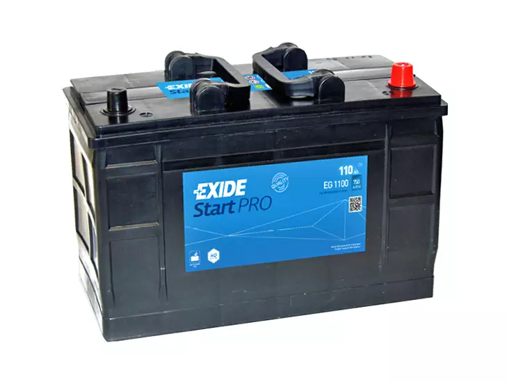 Exide EG1100 StartPro käynnistysakku 12V 110Ah 750A -/+ - EXIDE hyötyajoneuvojen akut - 1815-EG1100 - 1