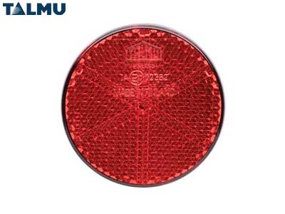 HEIJASTIN PUN. PYÖREÄ TARRAK. 55MM - Ajoneuvoheijastimet ja kilvet - 342006-110 - 1