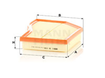 ILMANSUODATIN MANN, MB - Ilmansuodattimet - 1482-C30030 - 1