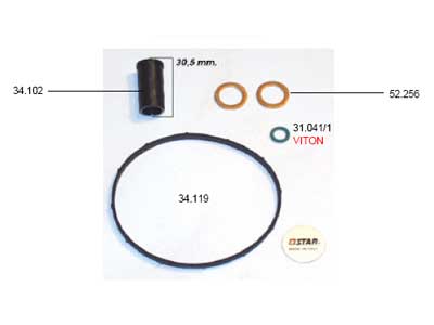 JAKAJAP.KANNEN KORJ.SRJ - Tiiviste ja korjaussarjat - 31483-30 - 1