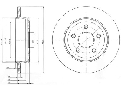 JARRULEVY DELPHI, 2 KPL / PKT, TAKA, JEEP COMMANDER - Jarrulevyt - BG4160 - 1