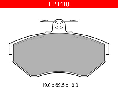 JARRUPALASARJA DELPHI ETU, AUDI, VW - Jarrupalasarjat - LP1410 - 1