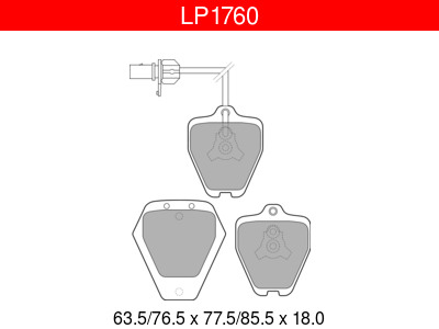 JARRUPALASARJA DELPHI ETU, AUDI - Jarrupalasarjat - LP1760 - 1