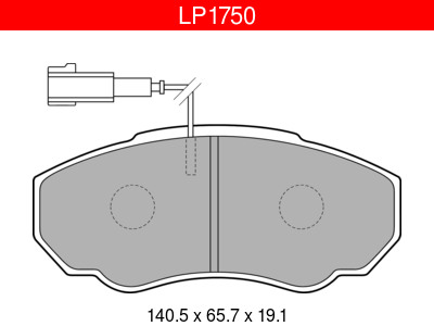 JARRUPALASARJA DELPHI ETU, CITROEN, FIAT, PEUGEOT - Jarrupalasarjat - LP1750 - 1