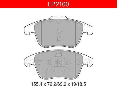 JARRUPALASARJA DELPHI ETU, CITROEN, PEUGEOT - Jarrupalasarjat - LP2100 - 1