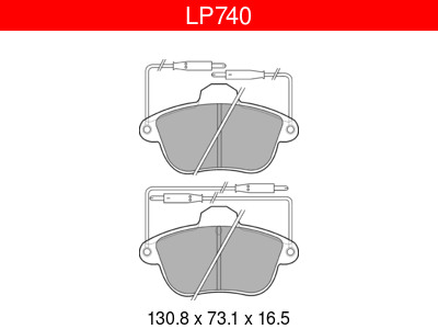 JARRUPALASARJA DELPHI ETU, CITROEN - Jarrupalasarjat - LP740 - 1