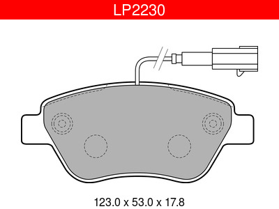 JARRUPALASARJA DELPHI ETU, FIAT PUNTO EVO 09/10- - Jarrupalasarjat - LP2230 - 1