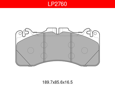 JARRUPALASARJA DELPHI ETU, LEXUS LS460 - Jarrupalasarjat - LP2760 - 1