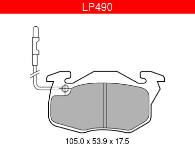 JARRUPALASARJA DELPHI ETU, PEUGEOT, RENAULT - Jarrupalasarjat - LP490 - 1
