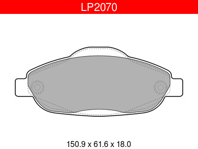 JARRUPALASARJA DELPHI ETU, PEUGEOT - Jarrupalasarjat - LP2070 - 1