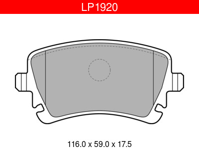 JARRUPALASARJA DELPHI TAKA, AUDI, VW - Jarrupalasarjat - LP1920 - 1