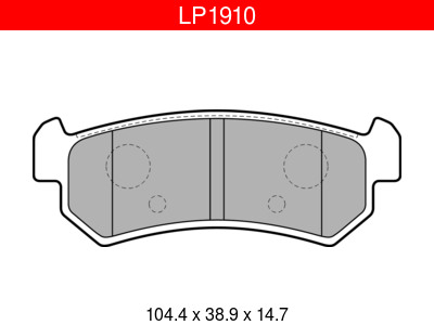 JARRUPALASARJA DELPHI TAKA, CHEVROLET, DAEWOO - Jarrupalasarjat - LP1910 - 1