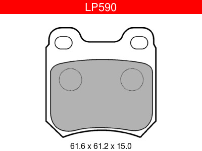 JARRUPALASARJA DELPHI TAKA, OPEL, SAAB - Jarrupalasarjat - LP590 - 1