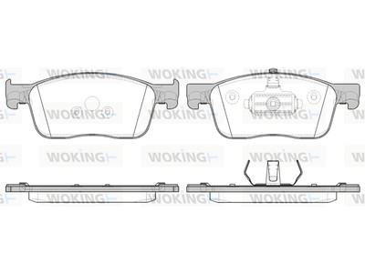 JARRUPALASARJA WOKING ETU, CITROEN, PEUGEOT, TOYOTA - Jarrupalasarjat - P1619300 - 1