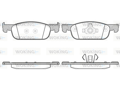 JARRUPALASARJA WOKING ETU, DACIA,RENAULT - Jarrupalasarjat - P1618300 - 1