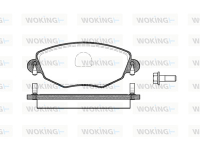 JARRUPALASARJA # WOKING ETU, FORD, JAGUAR - Jarrupalasarjat - P676300 - 1