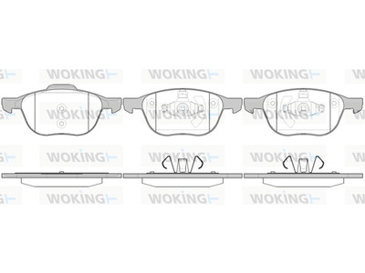 JARRUPALASARJA # WOKING ETU, FORD, MAZDA, VOLVO - Jarrupalasarjat - P1182300 - 1