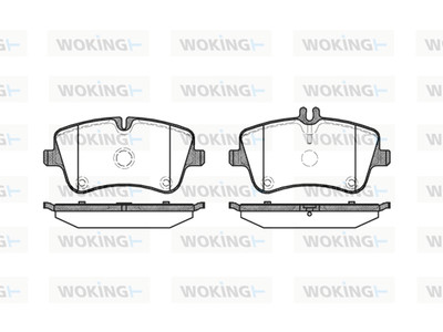 JARRUPALASARJA # WOKING ETU, MERCEDES - Jarrupalasarjat - P668300 - 1