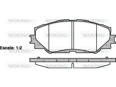 JARRUPALASARJA WOKING ETU, TOYOTA - Jarrupalasarjat - P1332300 - 1