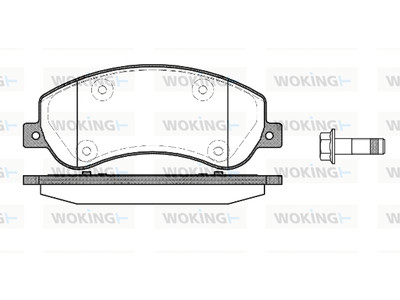 JARRUPALASARJA WOKING ETU, VOLKSWAGEN - Jarrupalasarjat - P1350300 - 1