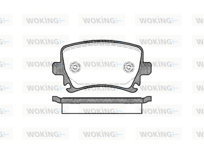 JARRUPALASARJA WOKING TAKA, AUDI, SEAT, SKODA, VW SIS. PULTIT - Jarrupalasarjat - P1131300 - 1
