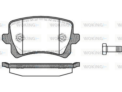 JARRUPALASARJA # WOKING TAKA, AUDI, SEAT, VOLKSWAGEN - Jarrupalasarjat - P1242300 - 1