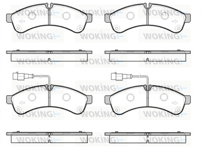JARRUPALASARJA WOKING TAKA, IVECO - Jarrupalasarjat - P1239300 - 1