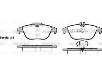 JARRUPALASARJA # WOKING TAKA, MERCEDES - Jarrupalasarjat - P1205300 - 1