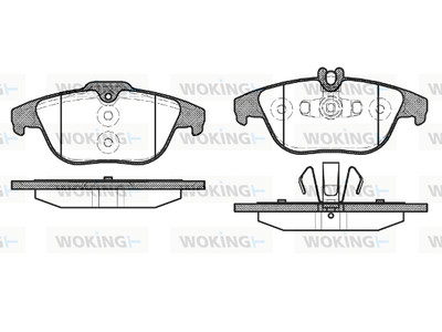 JARRUPALASARJA WOKING TAKA, MERCEDES - Jarrupalasarjat - P1205320 - 1