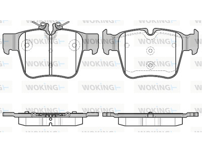 JARRUPALASARJA WOKING TAKA, MERCEDES - Jarrupalasarjat - P1797300 - 1