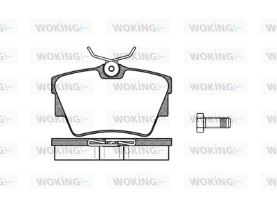 JARRUPALASARJA WOKING TAKA, NISSAN, OPEL, RENAULT, VW - Jarrupalasarjat - P491330 - 1
