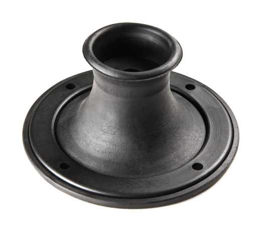 KAAPELILÄPIVIENTI TIIMALASI MUSTA - Läpivientikumit veneeseen - 10110 - 1