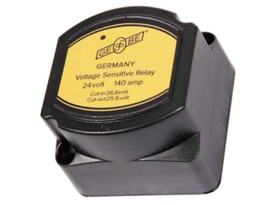 KAKSOISAKKURELE 24V 140A - Kaksoisakkureleet ja jakodiodit - 1100-03080 - 1