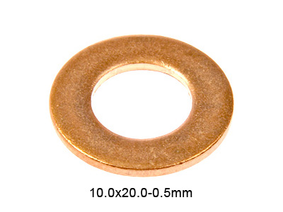 KUPARITIIVISTE 10X20X0,5 MM - O-renkaat, stefat, tiivisteet - CA-080440 - 1