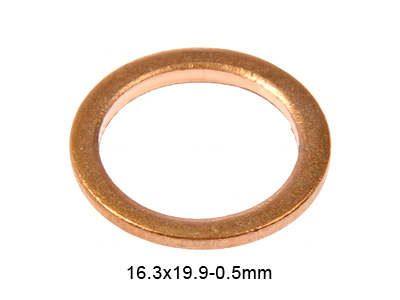 KUPARITIIVISTE 16,3X19,9X0,5MM - O-renkaat, stefat, tiivisteet - 53120 - 1